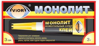 Суперклей Aviora Монолит, 3 гр купить в СОМ