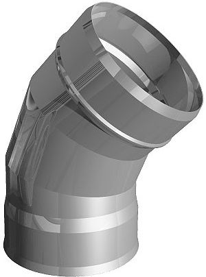 Отвод УМК, 115мм, 135°, нержавеющая сталь 0.5мм купить в СОМ