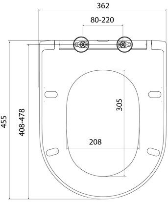 Сиденье для унитаза IDDIS 007DPSEi31, 007, дюропласт, Soft Close, Easy Fix купить в СОМ