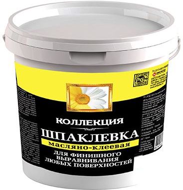 Шпаклевка масляно-клеевая ИЖ КОЛЛЕКЦИЯ, 0.8 кг купить в СОМ