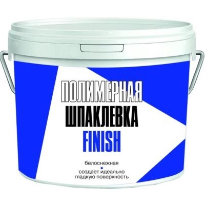 Шпатлевка полимерная Gifas Finish, белоснежная, 5 кг купить в СОМ
