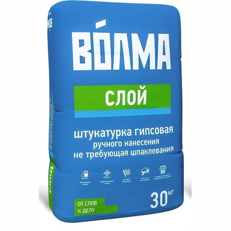 Штукатурка гипсовая Волма СЛОЙ ,30 кг купить в СОМ