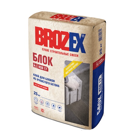 Смесь монтажно-кладочная BROZEX КСБ-17, 5 кг купить в СОМ