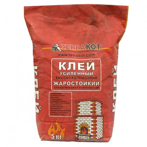Клей жаростойкий усиленный Терракот, 5 кг купить в СОМ