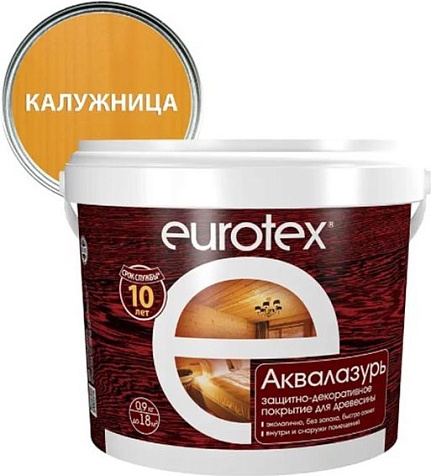 Антисептик декоративный Eurotex, калужница, 0.9 кг купить в СОМ