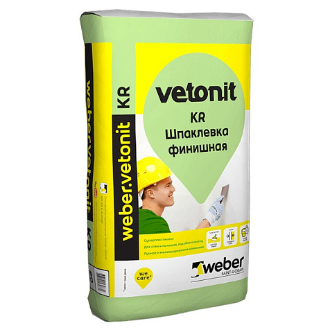 Шпатлевка финишная Vetonit KR для сухих помещений 20кг купить в СОМ