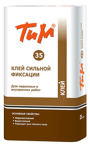 Клей ТиМ №35, сильной фиксации, 25кг купить в СОМ