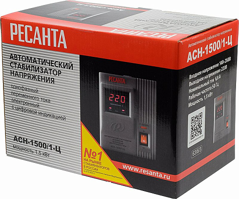 Стабилизатор Ресанта АСН-1500/1-Ц купить в СОМ