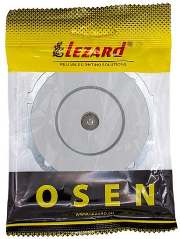 Механизм розетки  LEZARD OSEN Осень 1 гнездо, телевизионная оконечная, матовый серый купить в СОМ