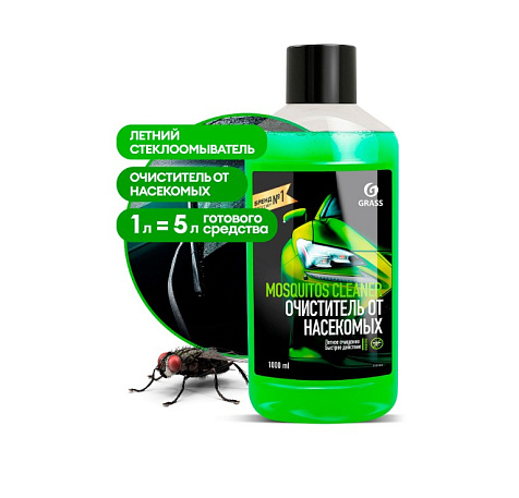 Концентрат летнего стеклоомывателя Mosquitos Cleaner 1л купить в СОМ