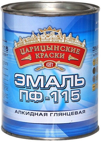 Эмаль ПФ-115 Царицынские краски, голубой, 0.8 кг купить в СОМ
