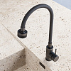 Смеситель для мойки Avrora Kitchen AV9001GM, латунь, оружейная сталь купить в СОМ