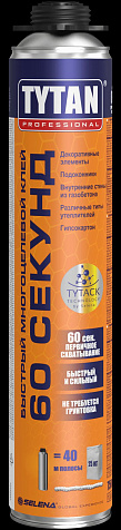 Пено-клей Tytan Professional 60 секунд, 750 мл купить в СОМ
