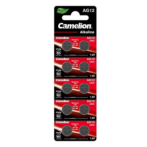 Элемент питания Camelion, G12 (LR1142) купить в СОМ