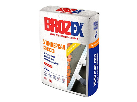 Штукатурка цементная Brozex М 100 ,25 кг купить в СОМ