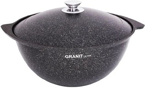 Казан Kukmara Granit ultra original 7,0л АП с крышкой купить в СОМ