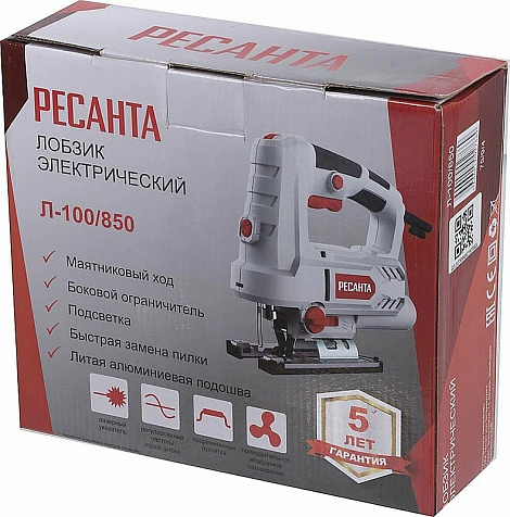Лобзик электрический РЕСАНТА Л-100/850, 850Вт купить в СОМ