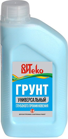 Грунтовка акриловая ВАК ВИТеко универсальная глубокого проникновения, 1л купить в СОМ