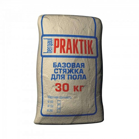 Стяжка для пола Bergauf Praktik, 30 кг купить в СОМ