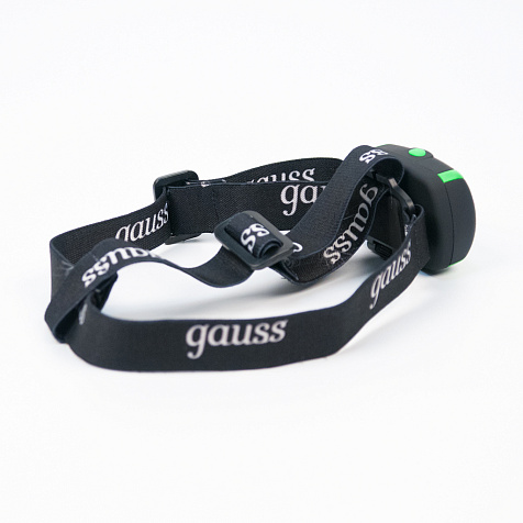 Фонарь налобный Gauss  GFL307, 3W 180lm 3xААА LED купить в СОМ