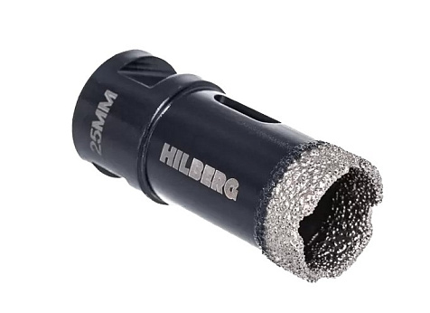Коронка алмазная по керамограниту для УШМ Hilberg Super Hard, 25x35мм купить в СОМ