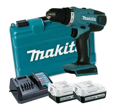 Шуруповерт MAKITA DF 347 DWE, 14.4 В, Li-ion, 1.5 А/ч купить в СОМ