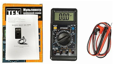 Мультиметр DT-890В+, 20А, 1000В, 20МОм купить в СОМ