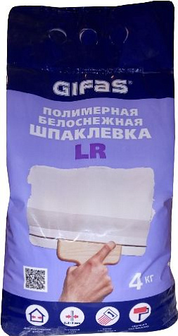 Шпатлевка полимерная GIFAS LR, 4 кг купить в СОМ