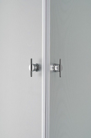 Кабина душевая Loranto CS-5180-13L F, 100 х80 х215 см, поддон 13 см, белое стекло купить в СОМ