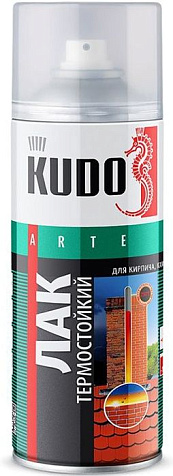 Лак-аэрозоль Kudo KU-9006, термостойкий, 0.52 л купить в СОМ