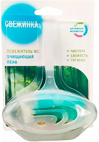 Освежитель запасной для унитаза Лес Свежинка 30г купить в СОМ