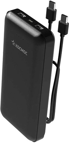 Аккумулятор (powerbank) Космос 20000мАч ype-C+2*USB 20Вт черный купить в СОМ
