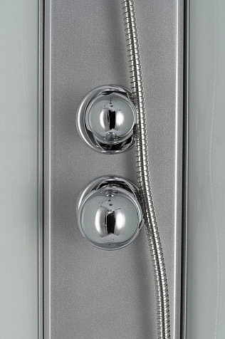 Кабина душевая Loranto CS-5180-13L F, 100 х80 х215 см, поддон 13 см, белое стекло купить в СОМ