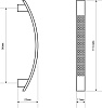 Ручка-скоба мебельная StahlBuro A345-96 CP хром, уп=2 шт купить в СОМ