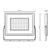 Прожектор Gauss Elementary 200W 17000Lm 6500K IP65 ПРОМО G2 черный купить в СОМ