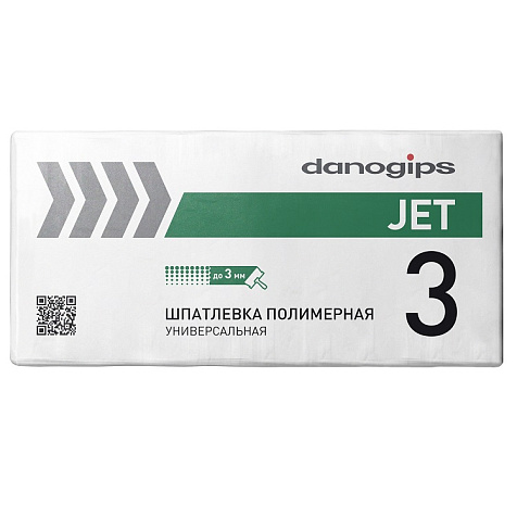 Шпаклевка полимерная Danogips DANO JET 3 выравнивающая универсальная, 20 кг купить в СОМ