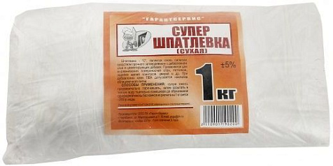 Шпаклевка Супер, сухая, 1 кг купить в СОМ