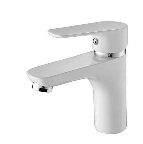 Смеситель для раковины Ammore A1003-C, белый купить в СОМ