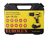 Шуруповерт EUROLUX ДА-18/2Li, 18В, Li-ion, 1.5 А/ч купить в СОМ