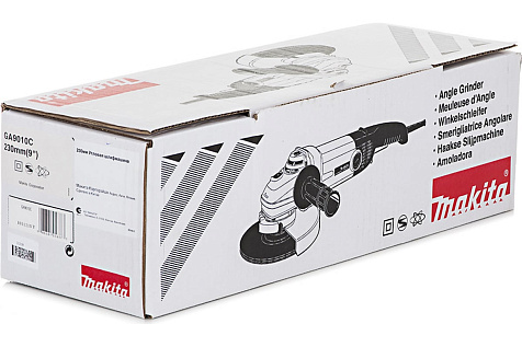 Машина углошлифовальная MAKITA GA9010, 2,0кВт, 230мм, 6600 об/мин, коробка купить в СОМ