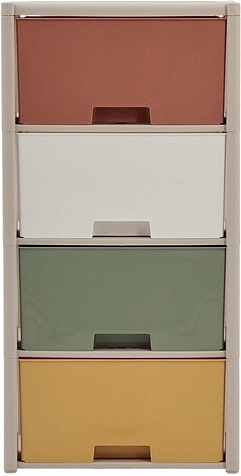 Комод 4 секции Колорит 47.5×30×94см микс купить в СОМ