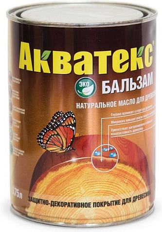 Масло натуральное Акватекс Бальзам, бесцветный, 0.75 л купить в СОМ