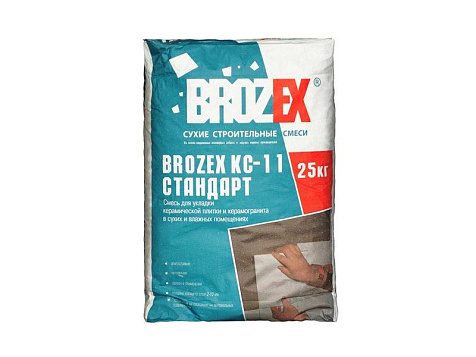 Клей для плитки усиленный Brozex КS-111, 25кг купить в СОМ