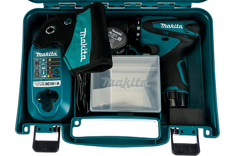Шуруповерт MAKITA DF 330 DWE, 10.8 В, Li-ion, 1.3 А/ч купить в СОМ