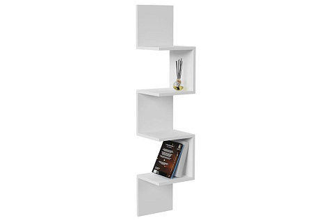 Полка навесная Мозаика-1 250х250х1244 ЛДСП Белая купить в СОМ