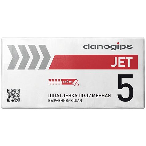 Шпатлевка полимерная Danogips DANO JET 5 финишная, 25 кг купить в СОМ