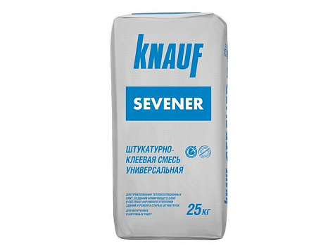 Смесь штукатурно-клеевая для фасадов Knauf Sevener, 25кг купить в СОМ
