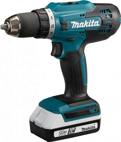 Шуруповерт MAKITA DF 488DWE, 18 В, Li-ion, 1.5 A/ч купить в СОМ
