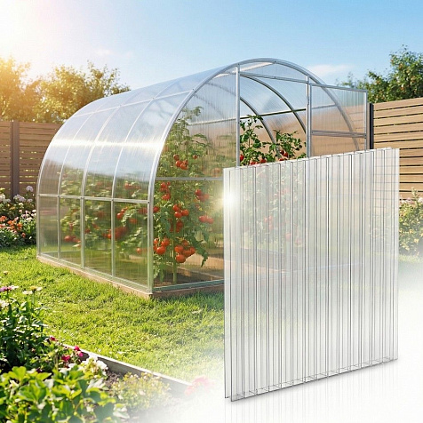 Поликарбонат Sotalux/MultiGreen 2100х6000х4мм, плотность 0,47кг/кв.м, Омск купить в СОМ