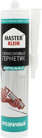 Герметик силиконовый Master Klein, нейтральный, прозрачный, 280 мл купить в СОМ